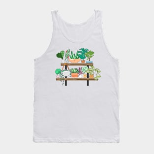 Plant buddies on a shelf Tank Top